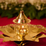 BRASS DIYA LOTUS GLOW