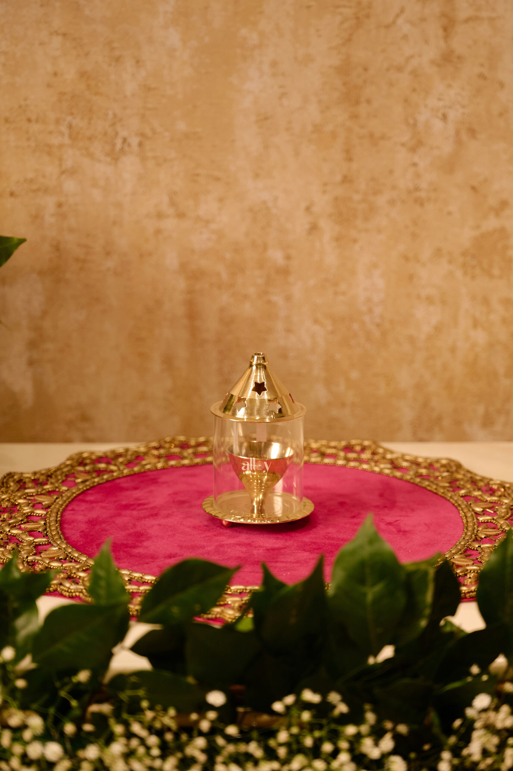 BRASS SMALL AKHAND JYOTI - Image 2