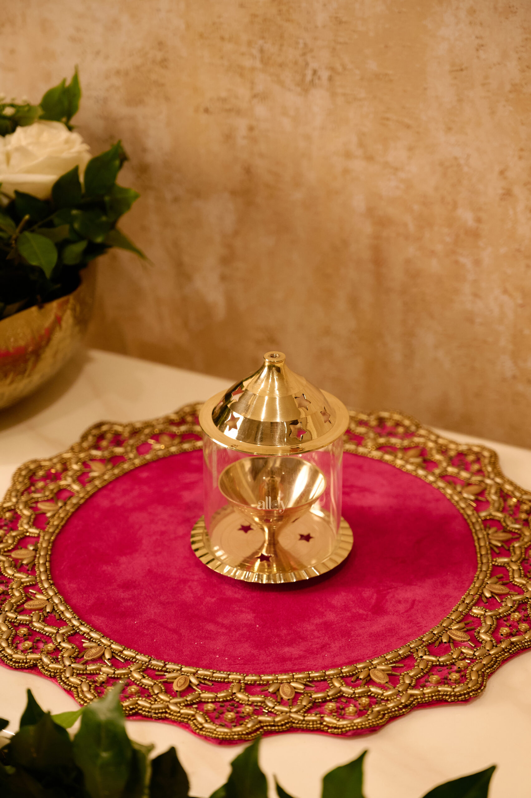 BRASS SMALL AKHAND JYOTI - Image 3